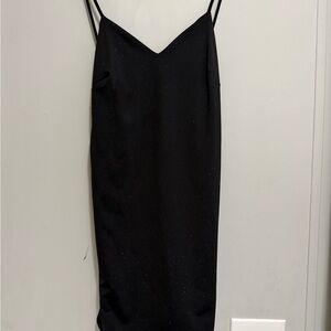 Windsor Black Glitter Mini Dress